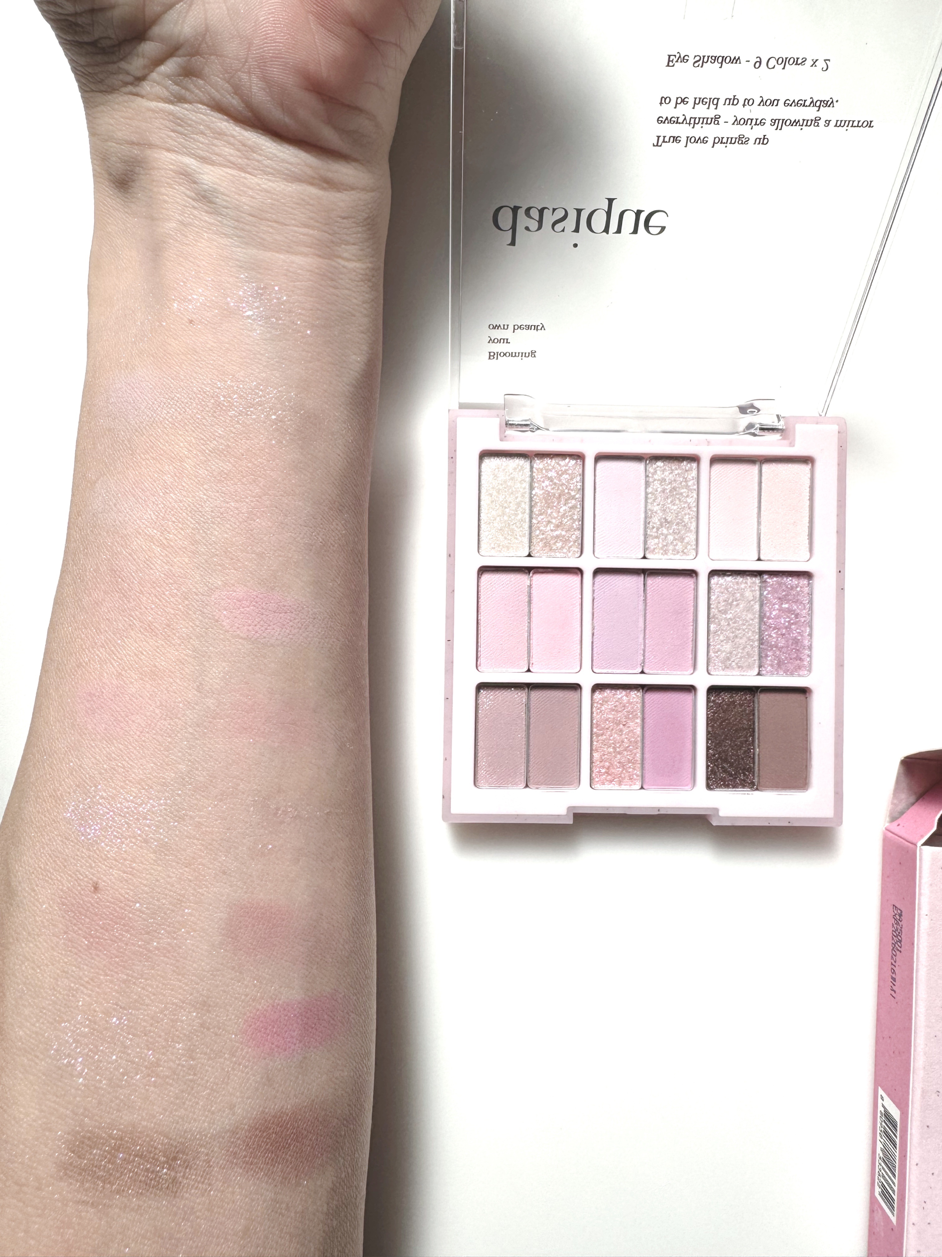 シャドウパレット 18 ベリースムージー/dasique/アイシャドウパレットを使ったクチコミ（2枚目）