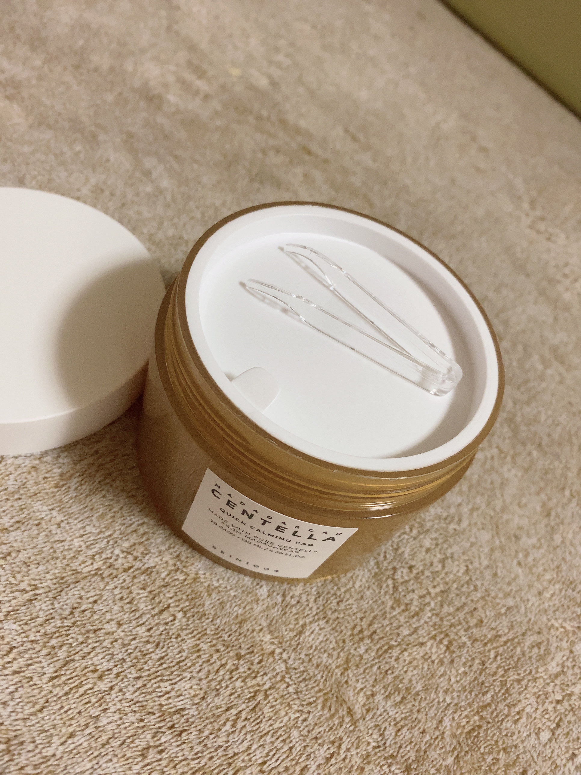 センテラ クイックカーミングパッド/SKIN1004/トナーパッドを使ったクチコミ（1枚目）