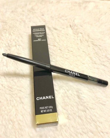 スティロ ユー ウォータープルーフ N 857 レジェンダリー グリーン/CHANEL/ペンシルアイライナーを使ったクチコミ（1枚目）