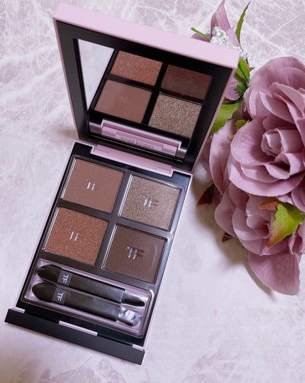 アイ カラー クォード 01CR フォビドゥン ピンク (限定品)/TOM FORD BEAUTY/アイシャドウパレットを使ったクチコミ(2枚目)