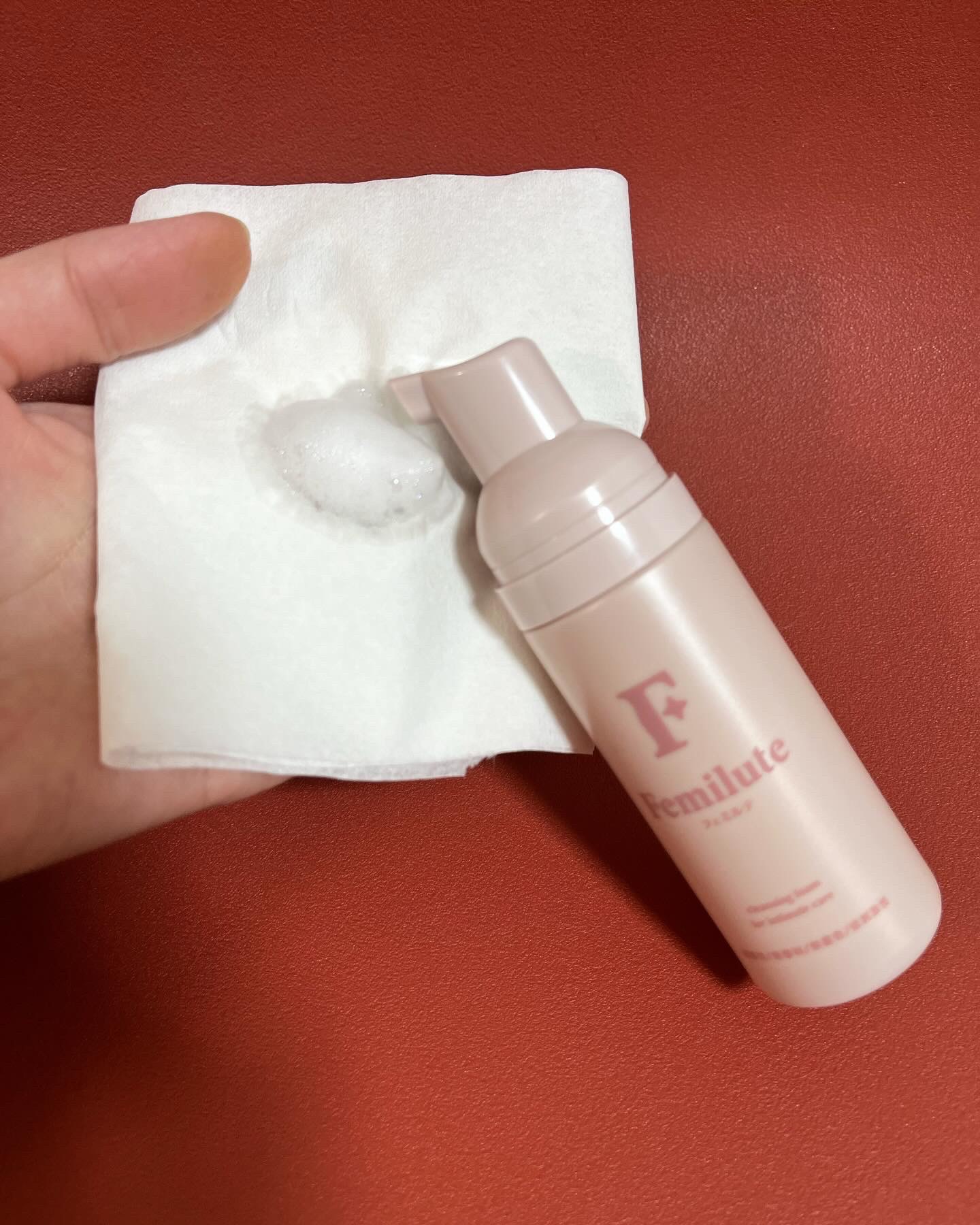 デリケートふきとりフォーム/Femilute/デリケートゾーンケアを使ったクチコミ（2枚目）