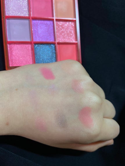 UR GLAM BLOOMING EYE COLOR PALETTE/U R GLAM/アイシャドウパレットを使ったクチコミ(2枚目)