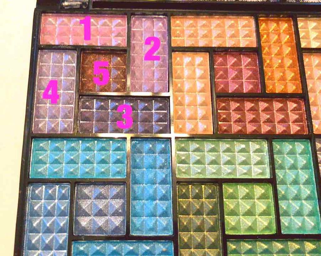 30COLORSEYESHADOWPALETTE/Dolly Angel/アイシャドウパレットを使ったクチコミ（2枚目）