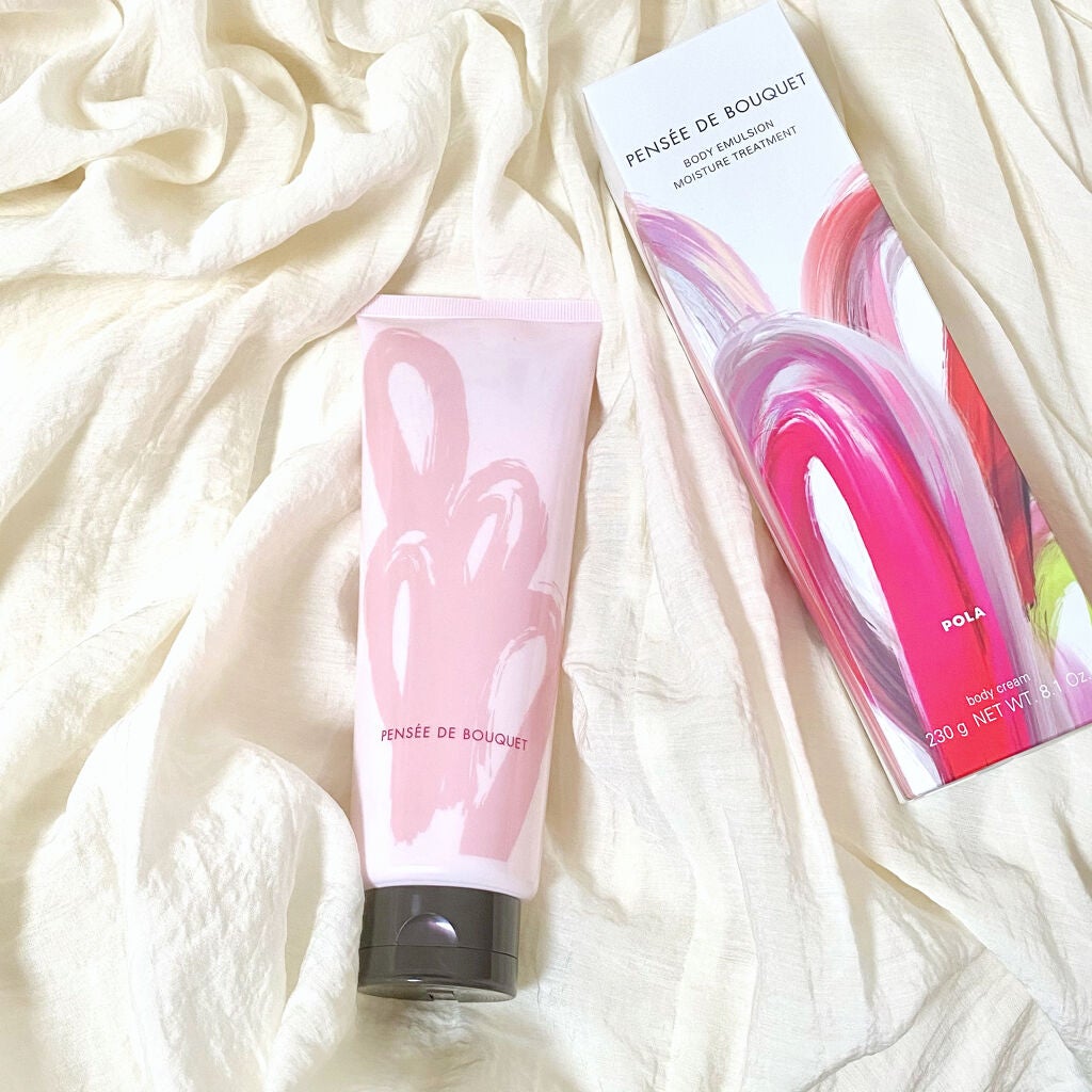 ボディエマルション モイスト&トリート/パンセ ド ブーケ/ボディローションを使ったクチコミ(1枚目)