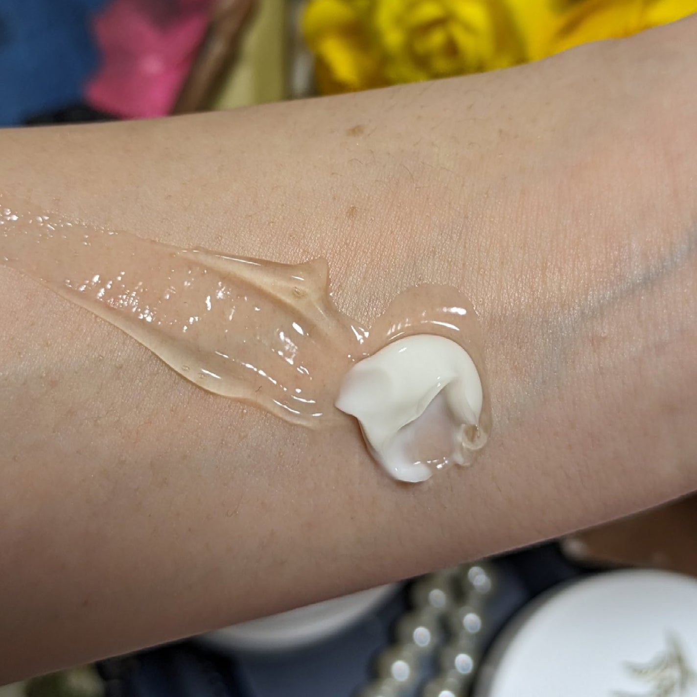 ライスピュアジェル&クリーム/THANK YOU FARMER/フェイスクリームを使ったクチコミ(3枚目)