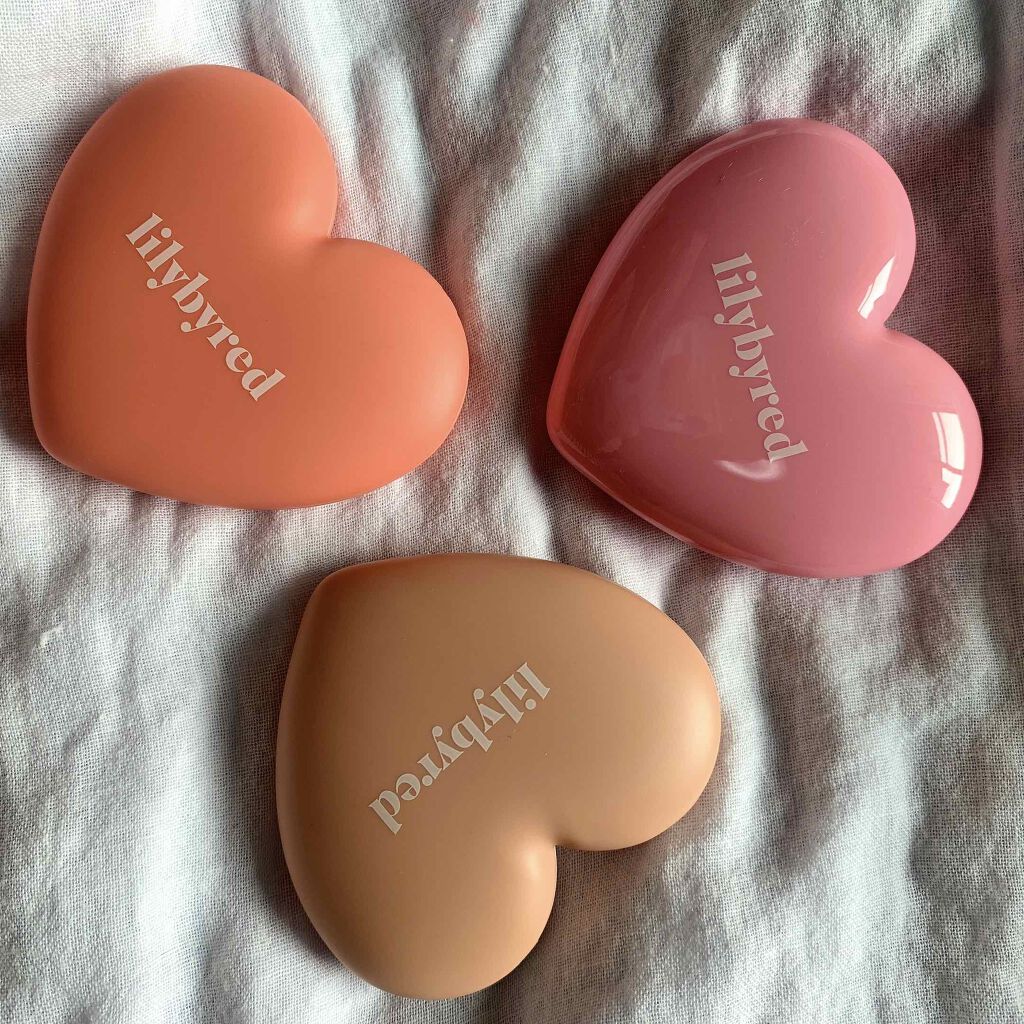 Luv Beam Cheek #01 Loveable Coral/lilybyred/パウダーチークを使ったクチコミ（3枚目）