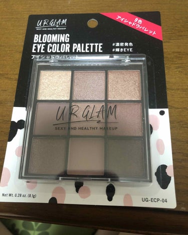 UR GLAM　BLOOMING EYE COLOR PALETTE/U R GLAM/アイシャドウパレットを使ったクチコミ（1枚目）