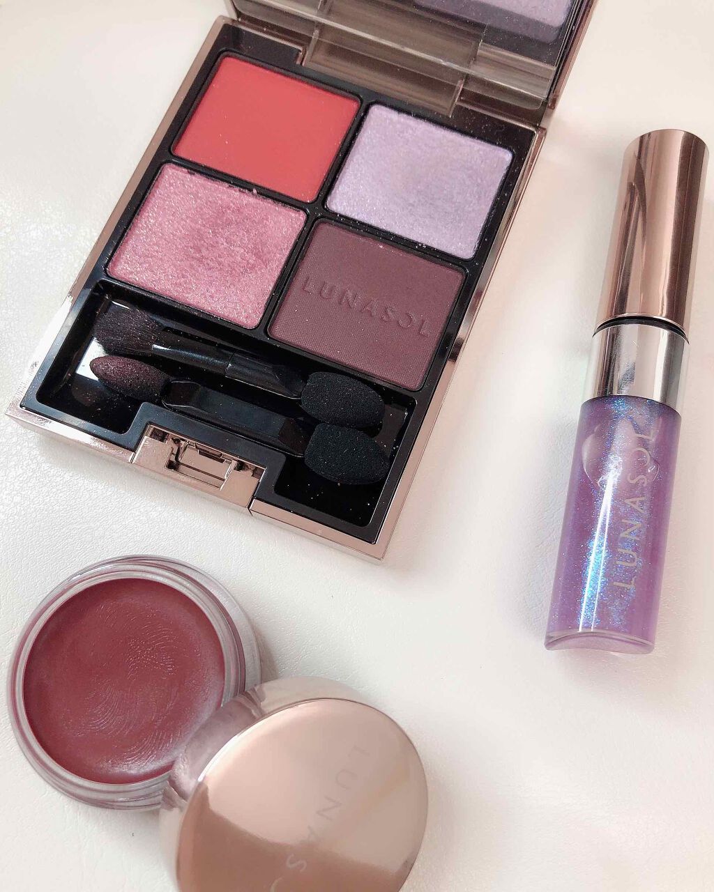 ホリデーフェイバリット2019/LUNASOL/メイクアップキットを使ったクチコミ(2枚目)
