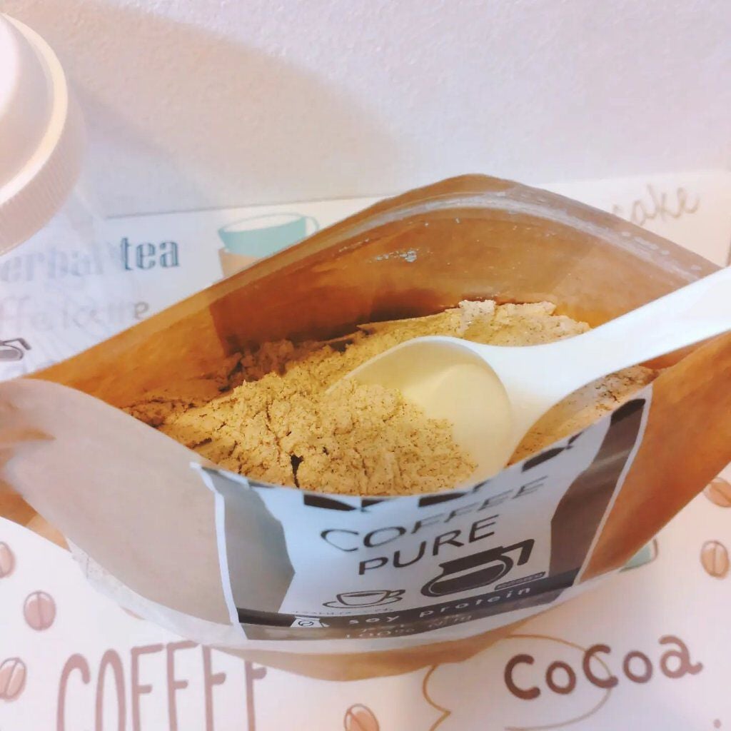 COFFEE PURE(ソイプロテイン)/ピュアパートナー/ソイプロテインを使ったクチコミ(2枚目)