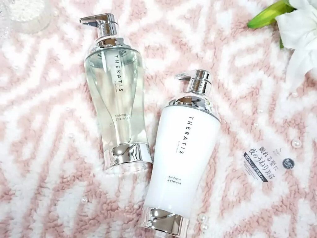 ナイトリペア シャンプー/ヘアトリートメント/THERATIS/シャンプー・コンディショナーを使ったクチコミ（1枚目）