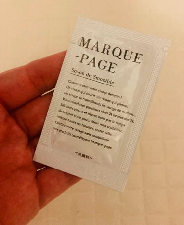 MARUQUE PAGE マルクパージュ サボン ド スムージーのクチコミ「MARQUE-PAGE

サボン ド スムージー
＜洗顔料＞
やさしい洗い心地で、毛穴の奥まで.....」（1枚目）