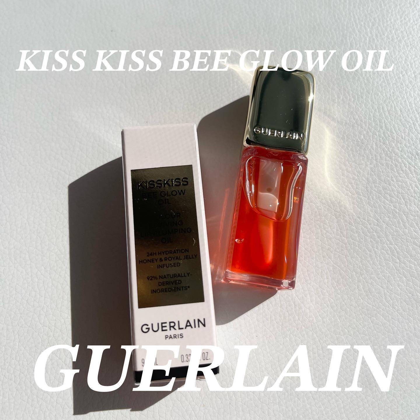 キスキス ビー グロウ オイル 319 ピーチ グロウ/GUERLAIN/リップグロスを使ったクチコミ（1枚目）