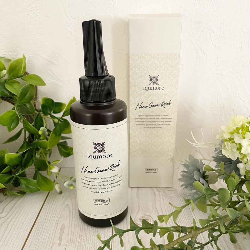 ナノグロウリッチ/iqumore/頭皮ローションを使ったクチコミ（1枚目）
