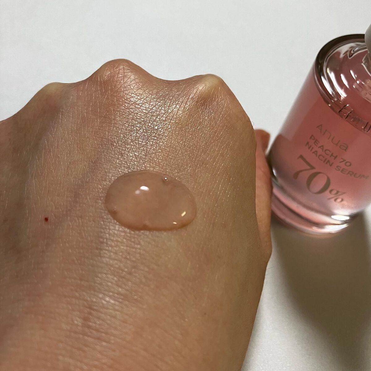 桃70%ナイアシンセラム/Anua/美容液を使ったクチコミ（3枚目）