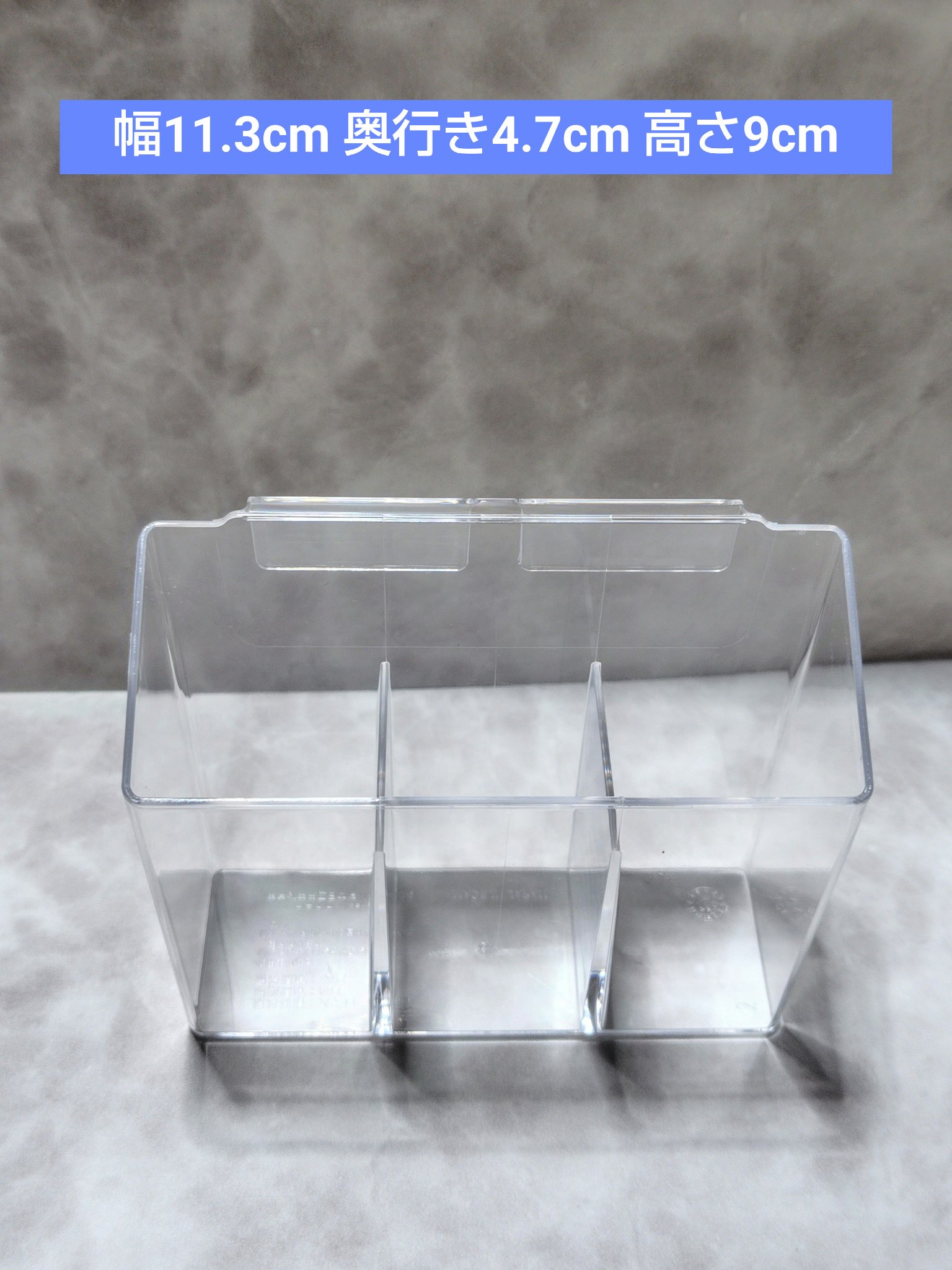 クリアコスメポケット（深仕切り付）/DAISO/その他化粧小物を使ったクチコミ（3枚目）