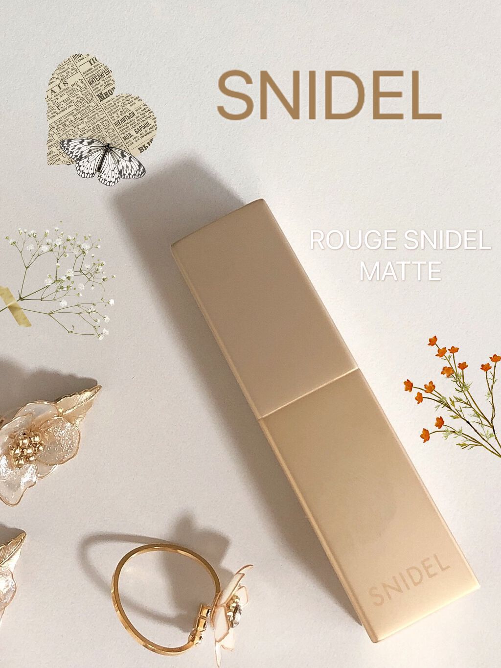 ルージュ スナイデル マット 01/SNIDEL BEAUTY/口紅を使ったクチコミ（1枚目）