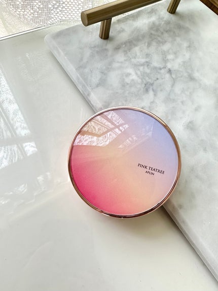 ピンクティーツリーカバーアップグロウクッション/APLIN/クッションファンデーションを使ったクチコミ(1枚目)