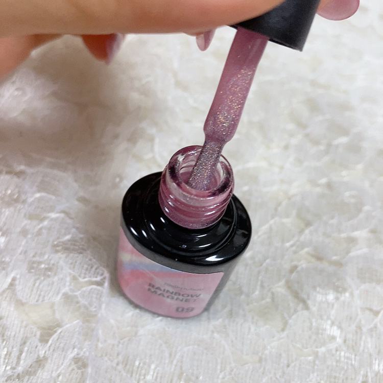 レインボーマグネットジェル/ネイル工房/ジェルネイルを使ったクチコミ（2枚目）