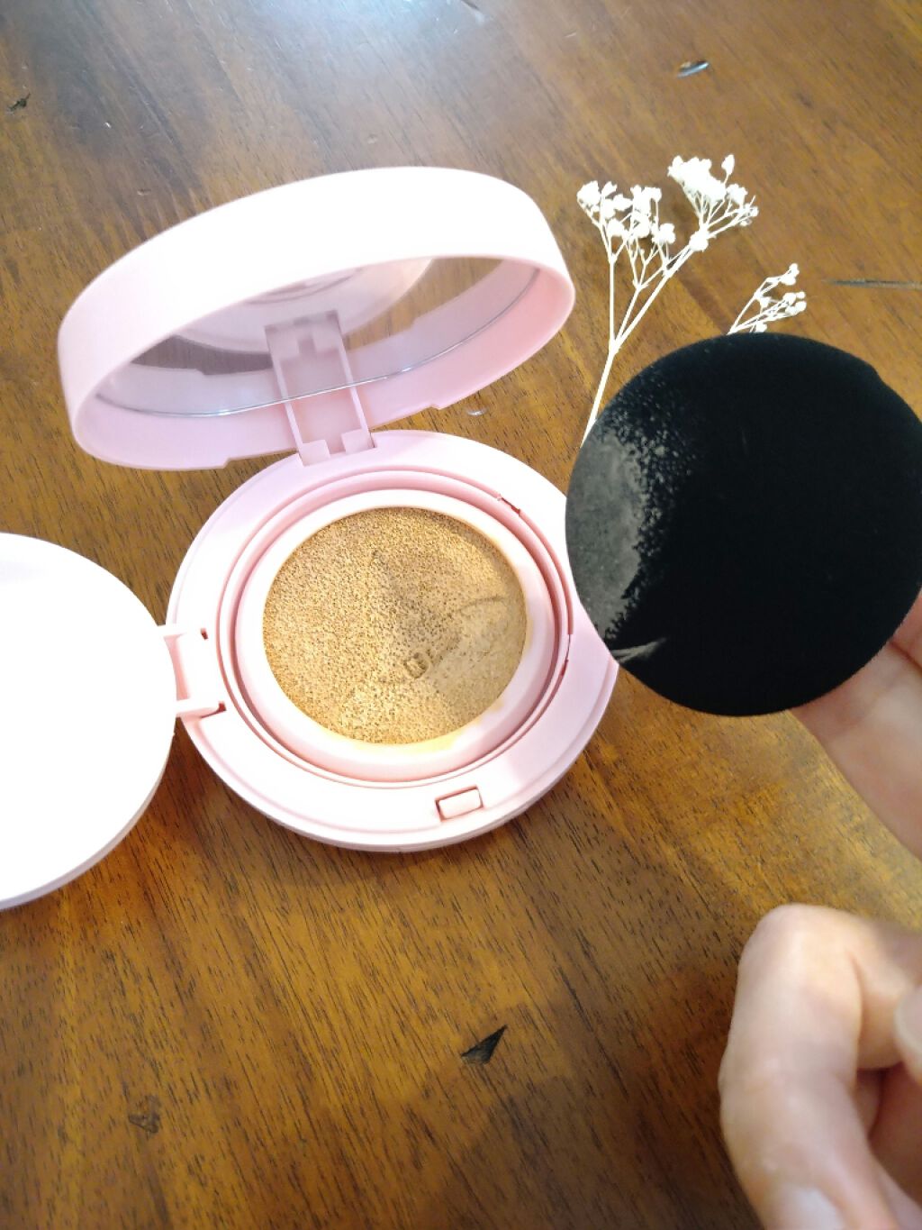 モイスチャーライズ カバー クッション/Witch's Pouch/クッションファンデーションを使ったクチコミ（2枚目）