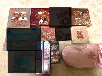 Flowerknows LoveBear ハイライト&シェーティングパレット/FlowerKnows/プレストパウダーを使ったクチコミ(2枚目)