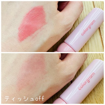 タンフルグラスティント/Colorgram/リップティントを使ったクチコミ(4枚目)