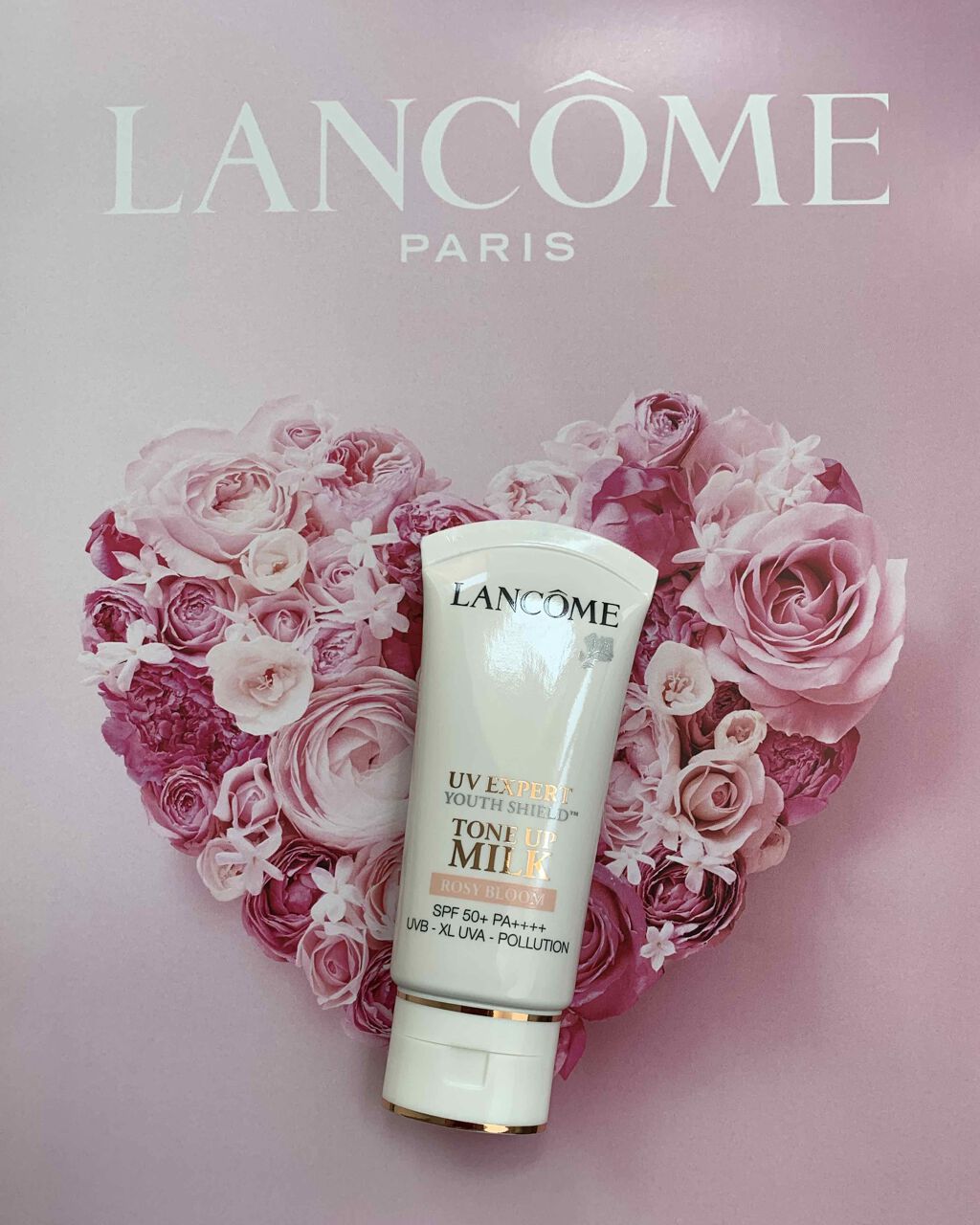 UV エクスペール トーン アップ ローズ/LANCOME/日焼け止め・UVケアを使ったクチコミ(1枚目)