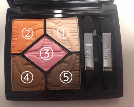 サンク クルール<カラー ゲームス> 897 スプリント/Dior/アイシャドウパレットを使ったクチコミ(2枚目)