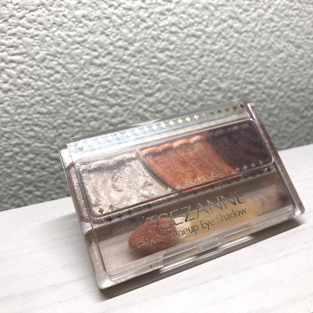 トーンアップアイシャドウ/CEZANNE/アイシャドウパレットを使ったクチコミ（1枚目）