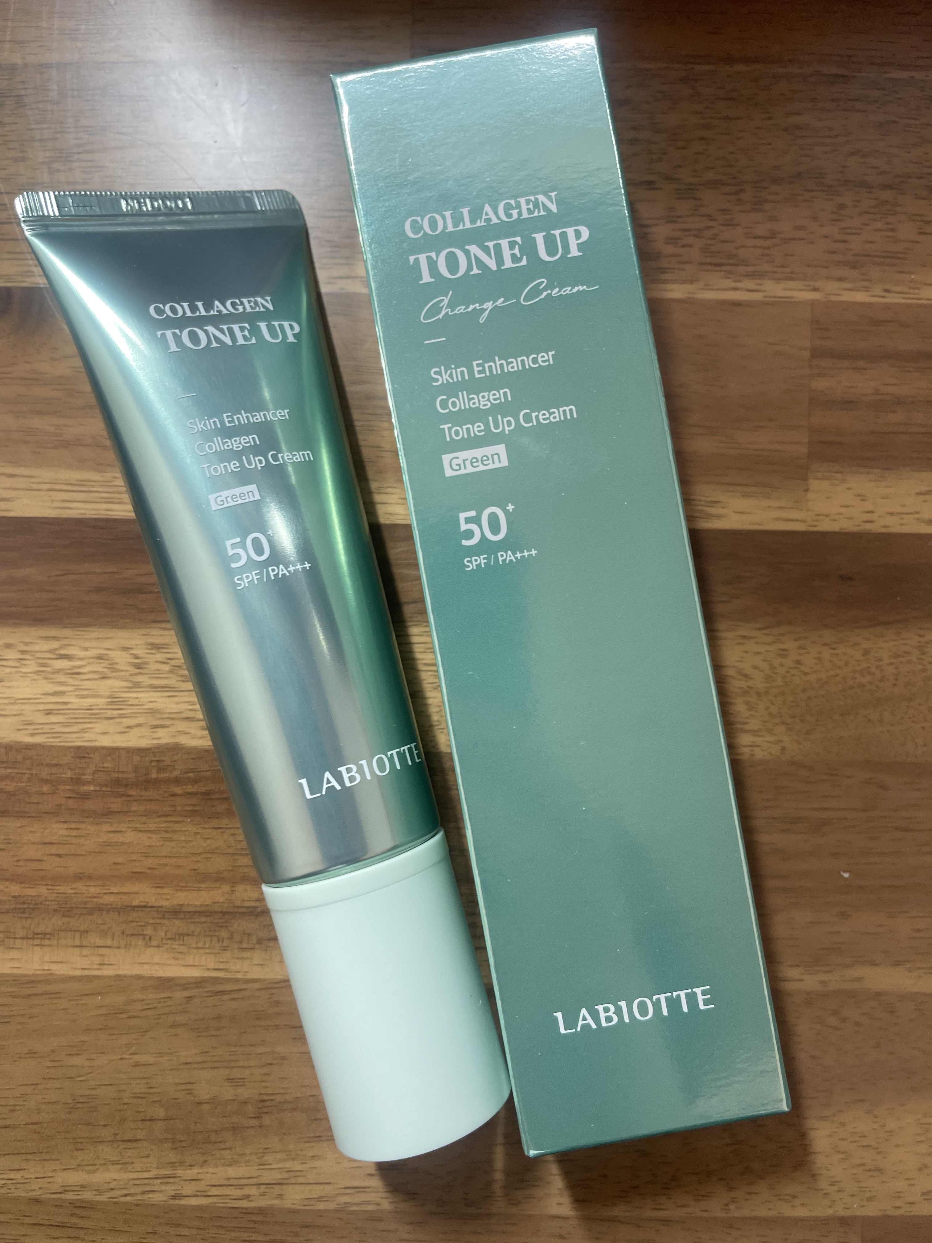 スキンエンハンサーコラーゲントーンアップクリーム/LABIOTTE/日焼け止めクリームを使ったクチコミ（1枚目）