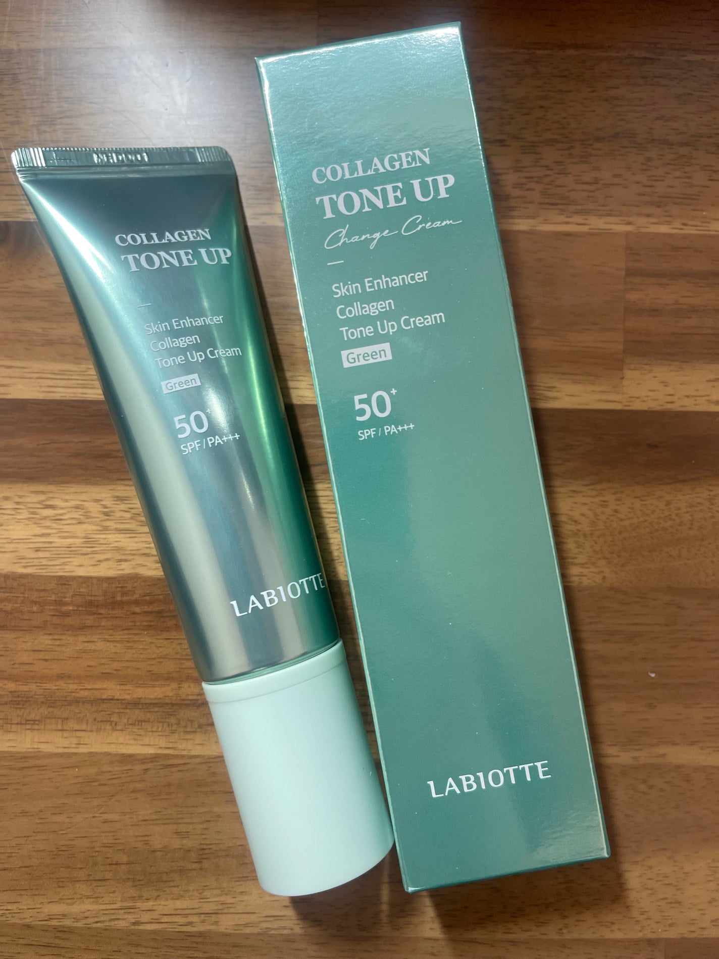 スキンエンハンサーコラーゲントーンアップクリーム/LABIOTTE/日焼け止めクリームを使ったクチコミ(1枚目)