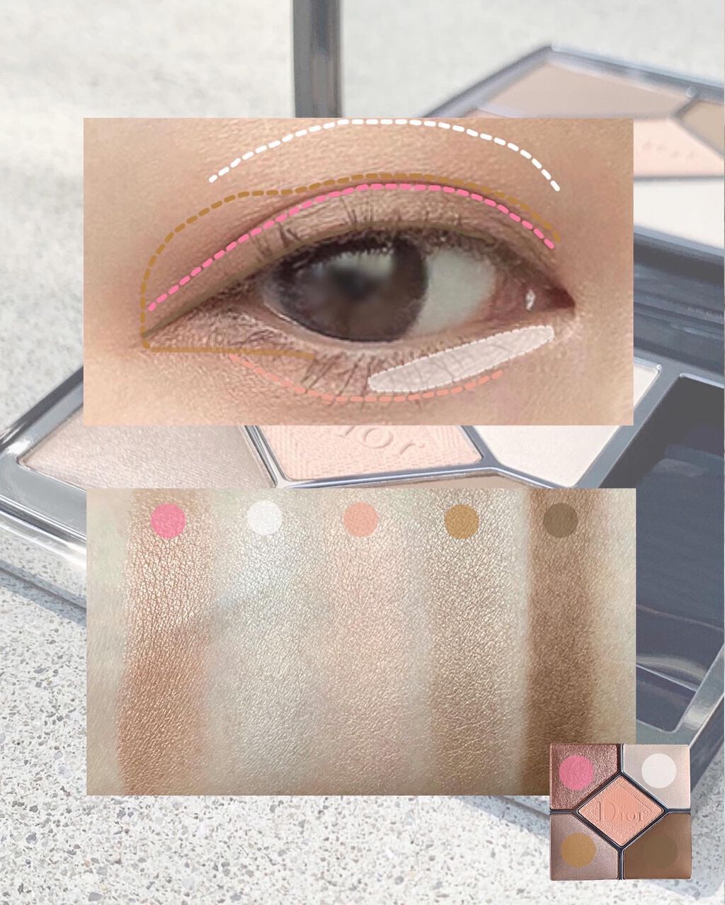 【旧】サンク クルール クチュール/Dior/アイシャドウパレットを使ったクチコミ(5枚目)