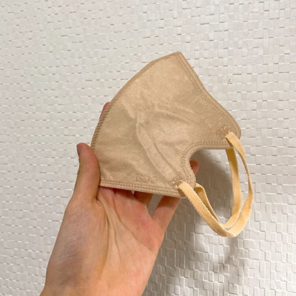 立体型スパンレース不織布カラーマスク/ISDG 医食同源ドットコム/マスクを使ったクチコミ(2枚目)