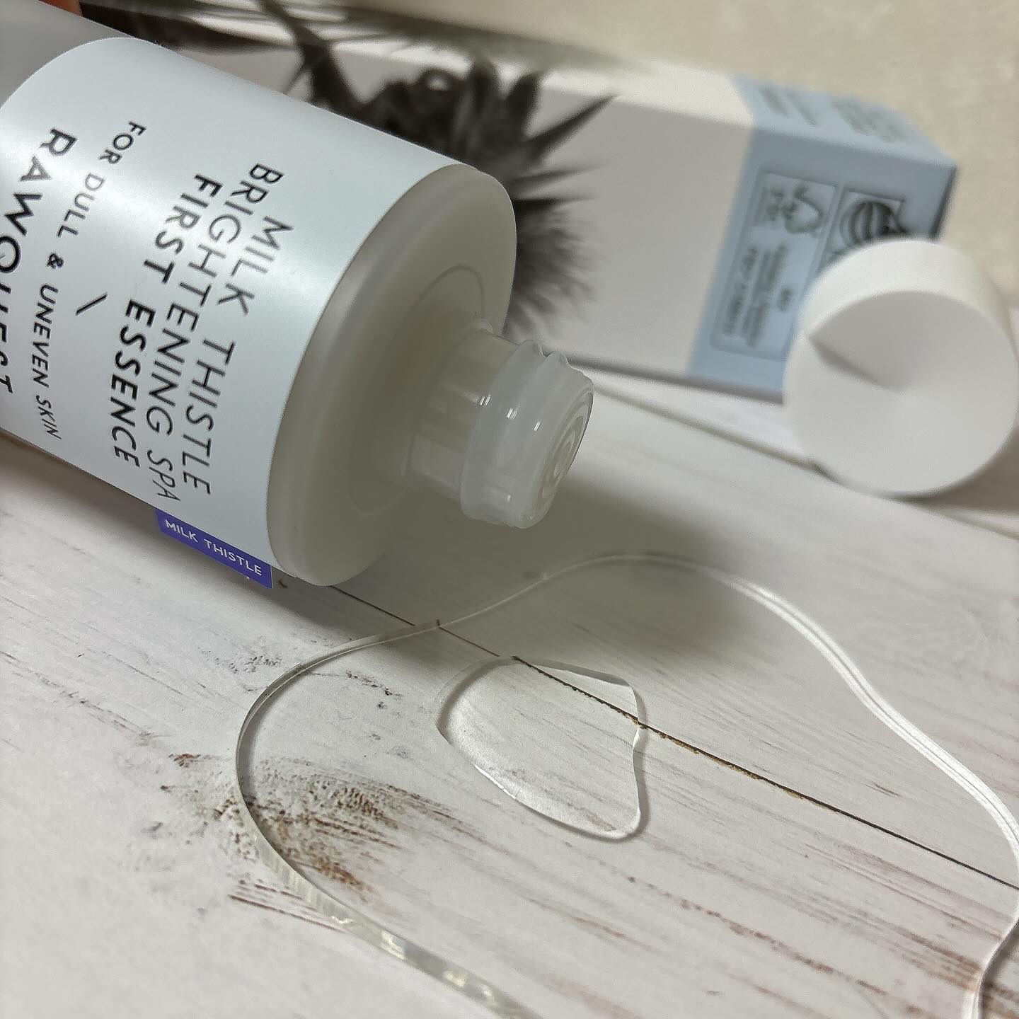 ミルクシスルブライトニングスパ ファーストエッセンス/RAWQUEST/化粧水を使ったクチコミ（2枚目）