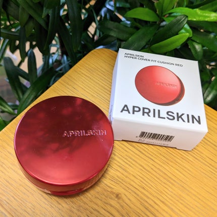 ハイパーカバーフィットクッション red/APRILSKIN/クッションファンデーションを使ったクチコミ(3枚目)