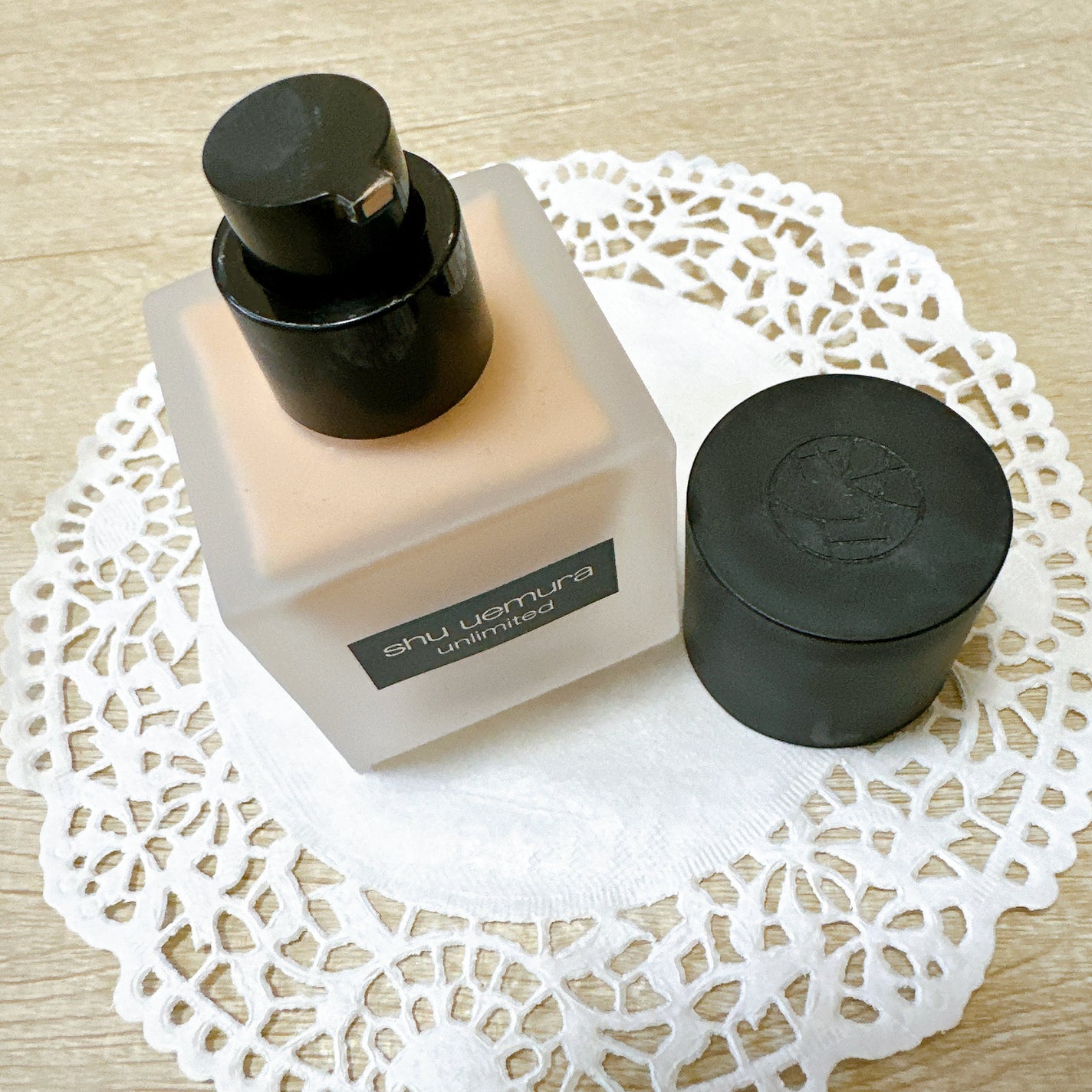 (旧)アンリミテッド ラスティング フルイド/shu uemura/リキッドファンデーションを使ったクチコミ(3枚目)