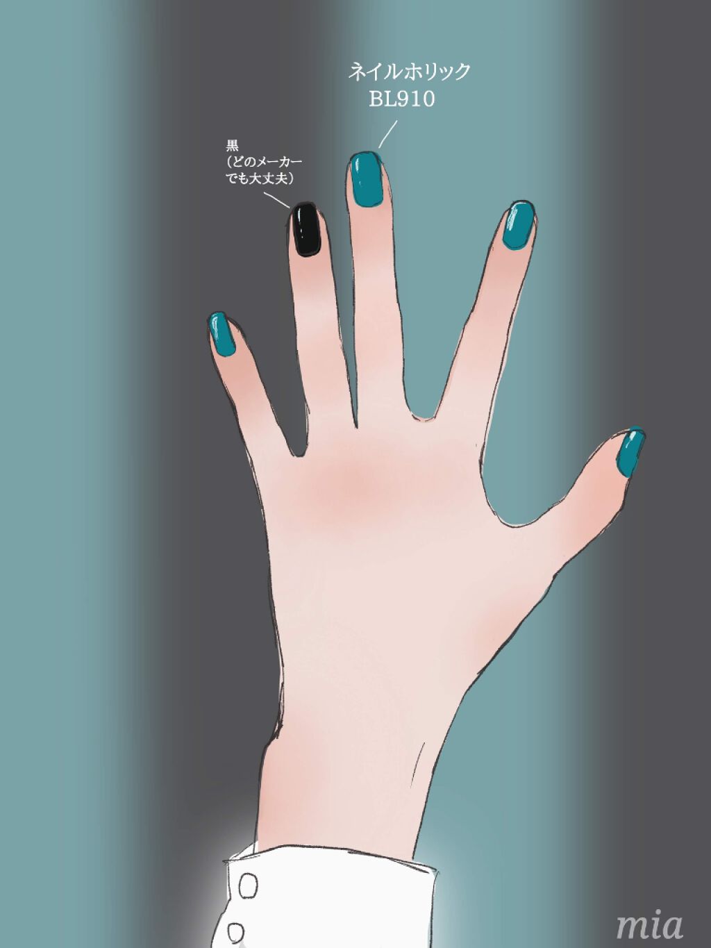 AT濃密グラマラスネイルエナメル/Art Collection/マニキュアを使ったクチコミ(2枚目)