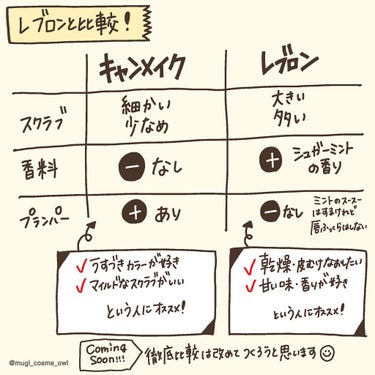 プランプリップケアスクラブ/キャンメイク/リップケア・リップクリームを使ったクチコミ（6枚目）