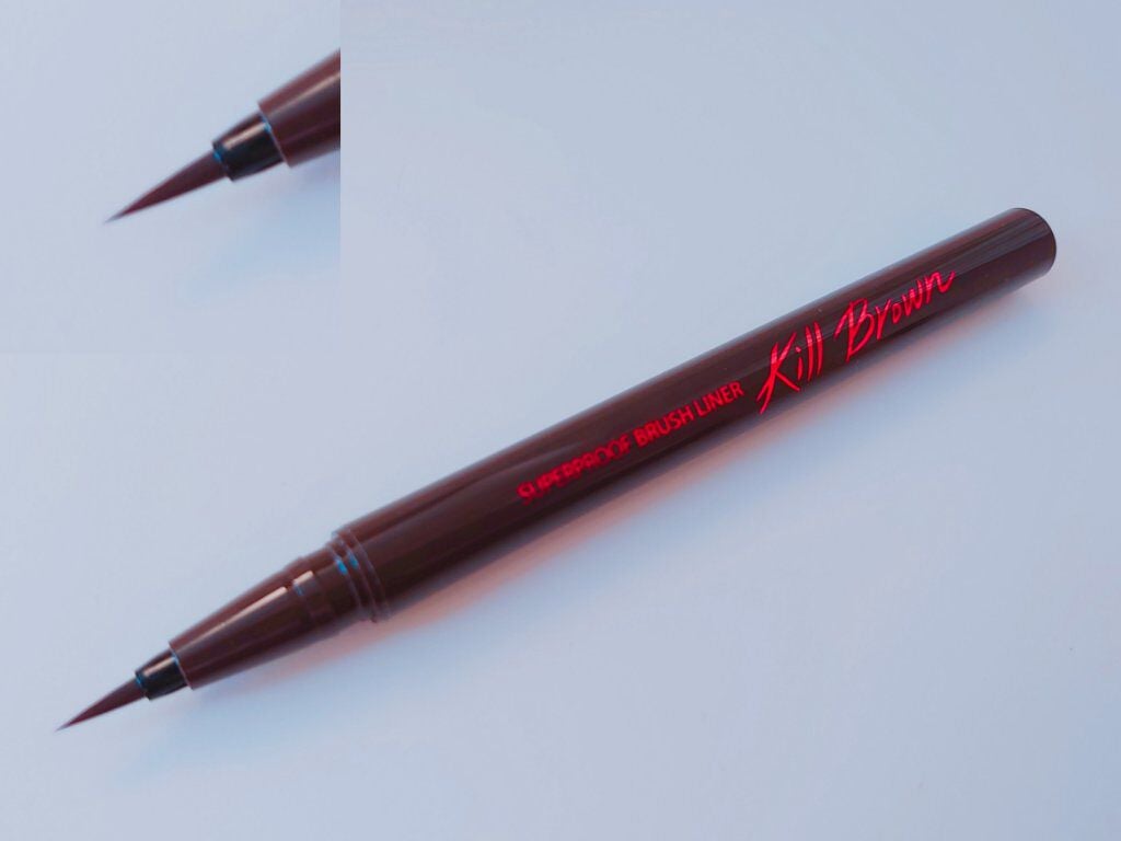 スーパープルーフ ブラッシュ ライナー/CLIO/リキッドアイライナーを使ったクチコミ(2枚目)