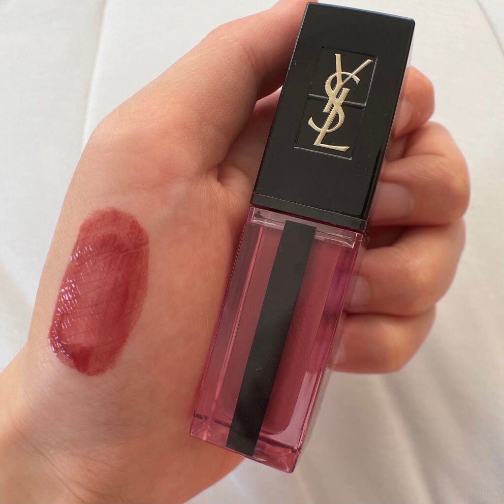 ルージュ ピュールクチュール ヴェルニ ウォーターステイン/YVES SAINT LAURENT BEAUTE/口紅を使ったクチコミ(2枚目)
