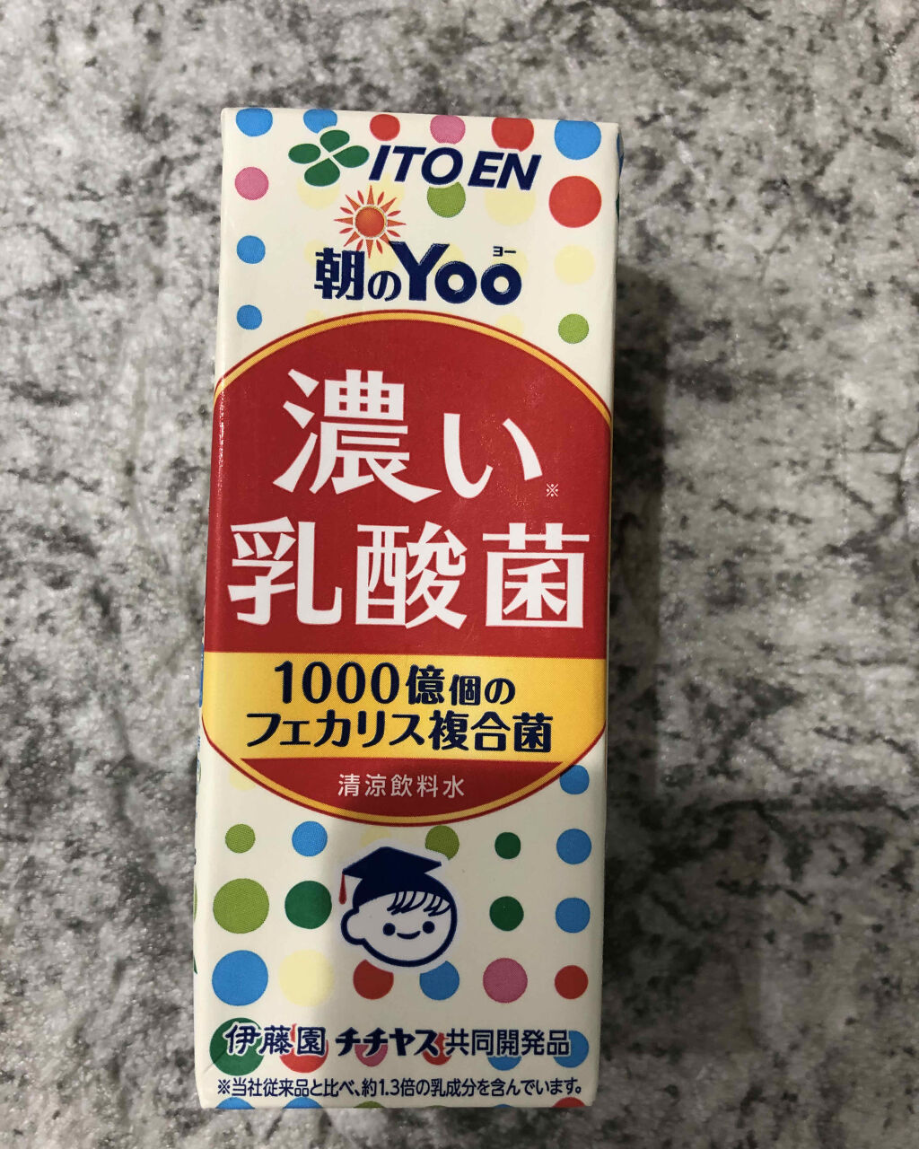 朝のYoo 濃い乳酸菌/伊藤園/乳酸菌飲料を使ったクチコミ（1枚目）