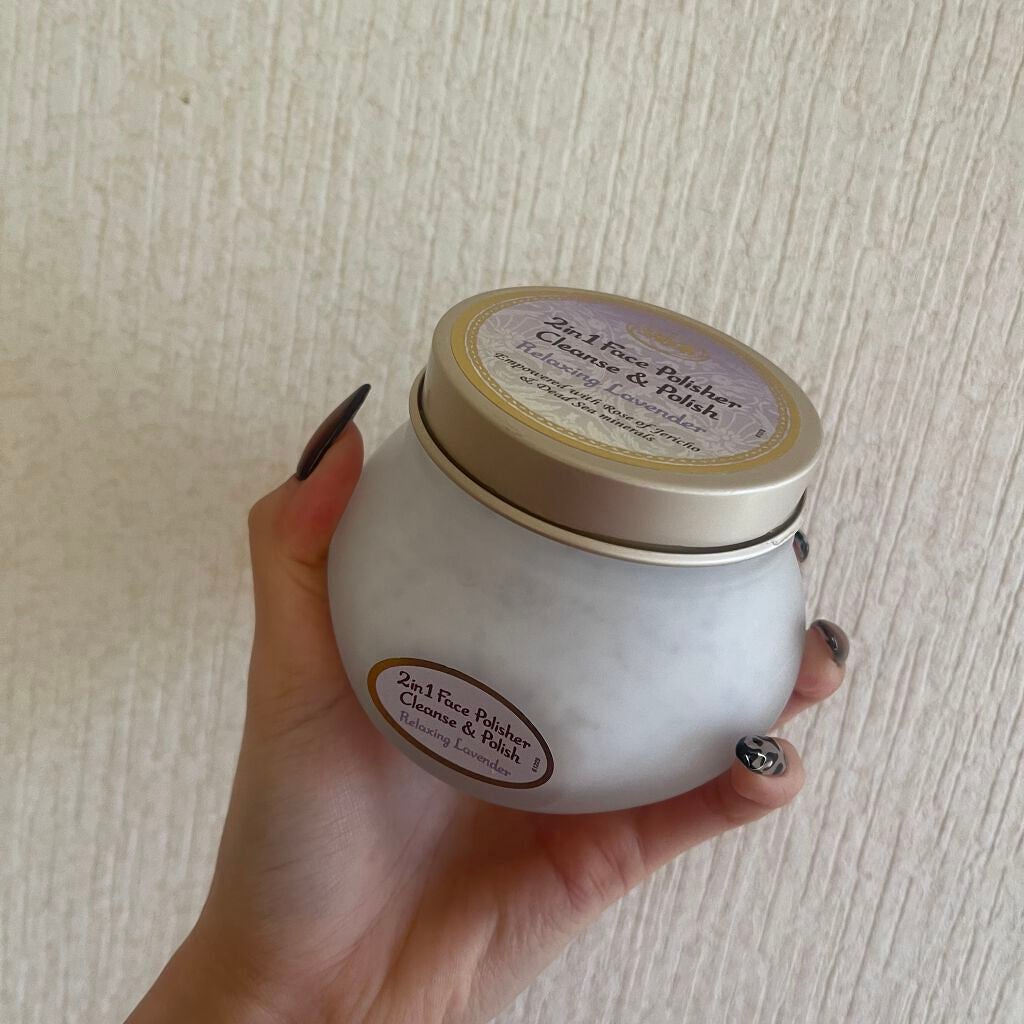 フェイスポリッシャー リラクシング(ラベンダー)/SABON/スクラブ・ゴマージュを使ったクチコミ(1枚目)