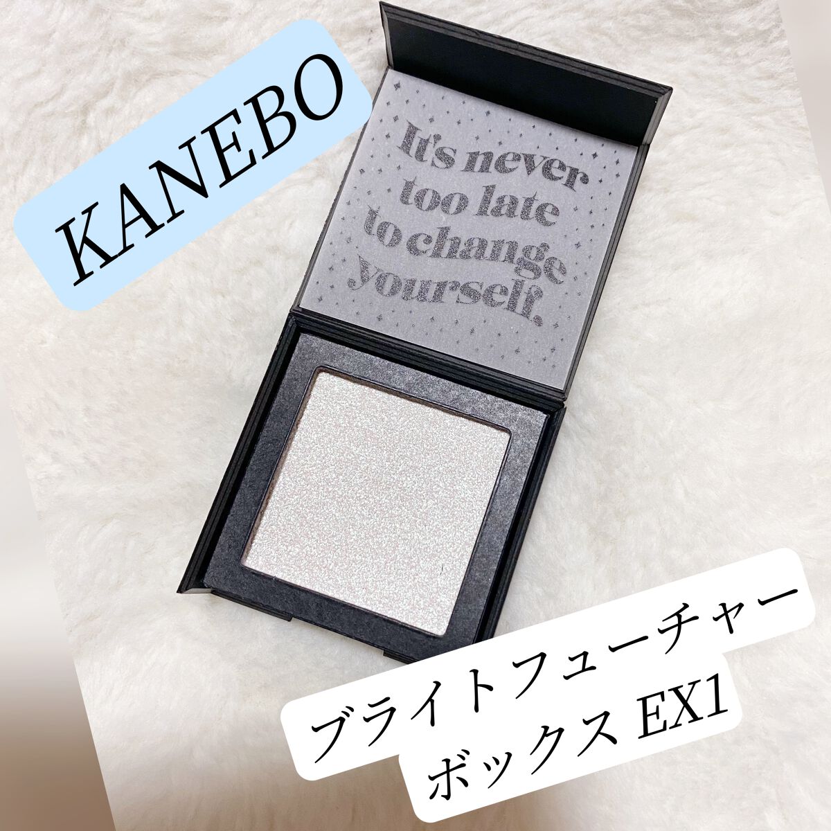 ブライトフューチャーボックス EX1 It's never too late to change yourself/KANEBO/単色アイシャドウを使ったクチコミ（2枚目）