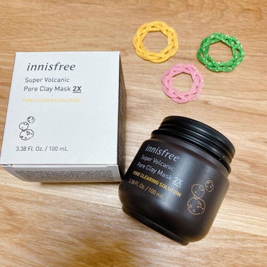 ❤️🧡💛innisfree super volcanic Pore Clay Mask 2X💛🧡❤️
.
@innisfreejapan 
.
.
@noin.tv 様の#マジレポ企画 
に参加させてい