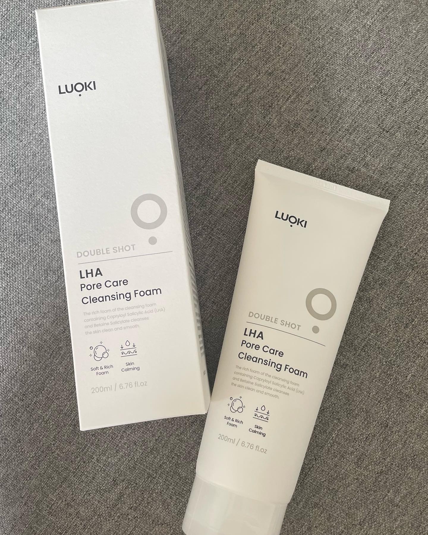 ダブルショットLHA毛穴ケアクレンジングフォーム /LUOKI/クレンジングクリームを使ったクチコミ（1枚目）