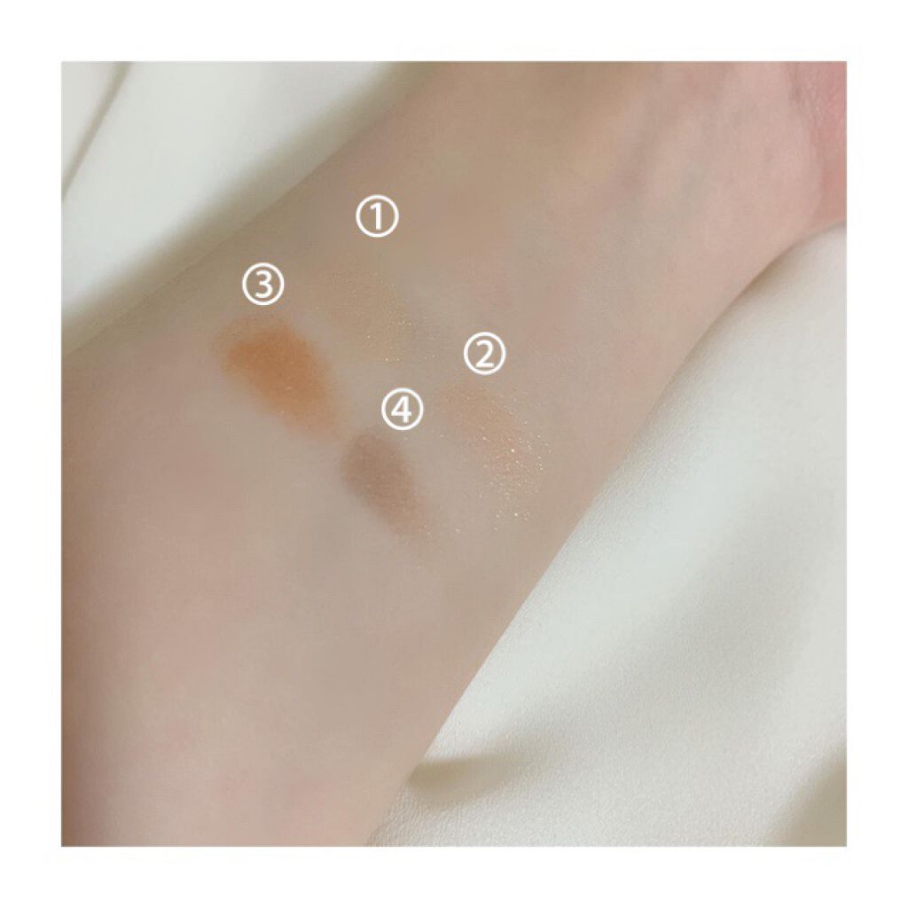 グラデーション アイシャドウ/ちふれ/アイシャドウパレットを使ったクチコミ(3枚目)