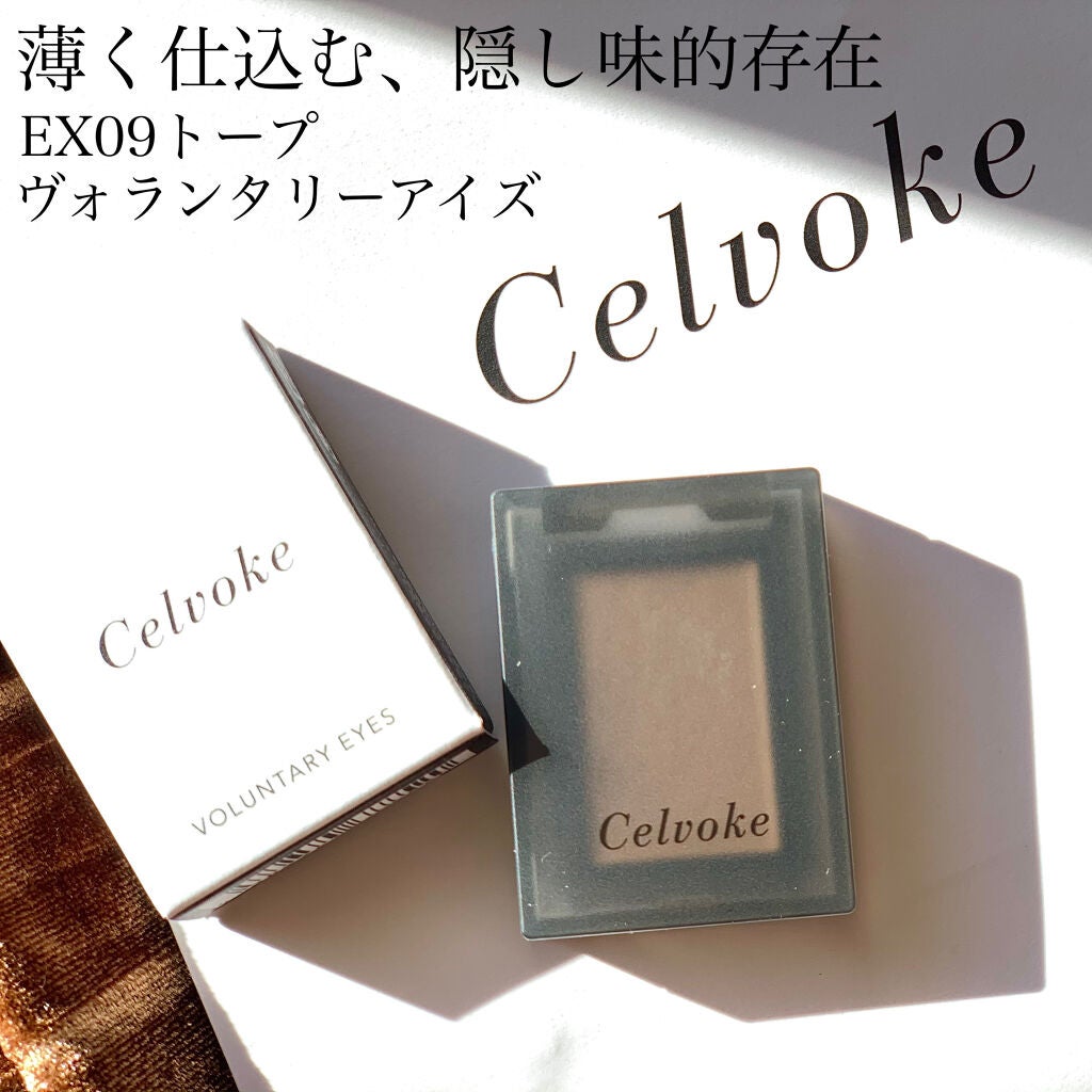 セルヴォーク ヴォランタリー アイズ/Celvoke/単色アイシャドウを使ったクチコミ(1枚目)
