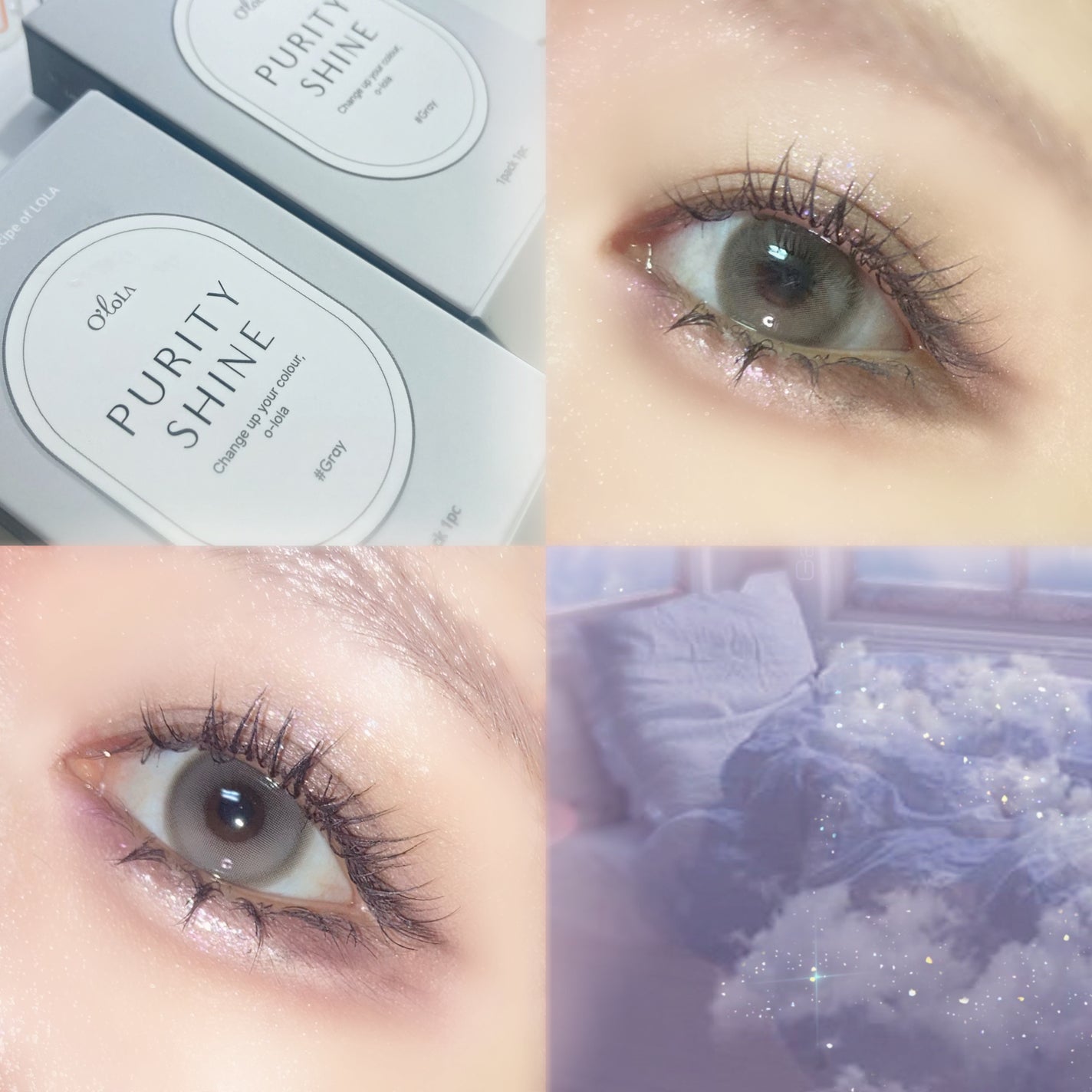 ピュアリティーシャイン マンスリー/OLOLA/カラーコンタクトレンズを使ったクチコミ(2枚目)