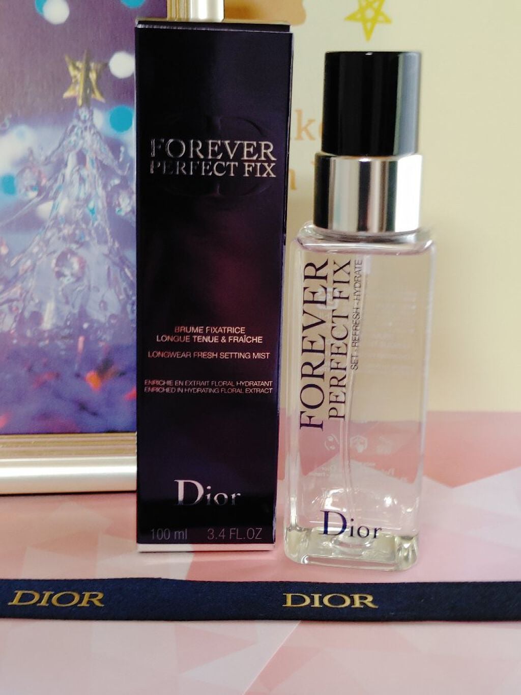 ディオールスキン フォーエヴァー メイクアップ フィックス ミスト/Dior/化粧下地を使ったクチコミ(1枚目)