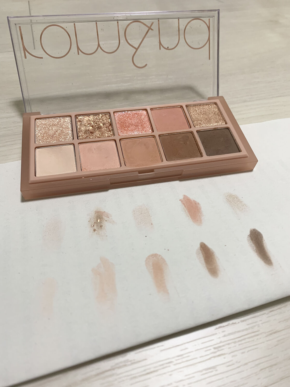 ベターザンパレット/rom&nd/アイシャドウパレットを使ったクチコミ（2枚目）