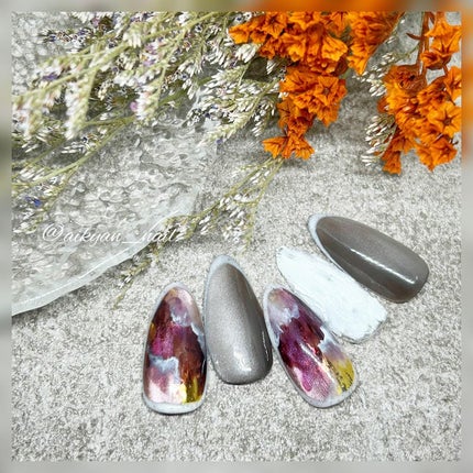 inbity シルクマグネットジェル/Petit Price/ジェルネイルを使ったクチコミ(5枚目)